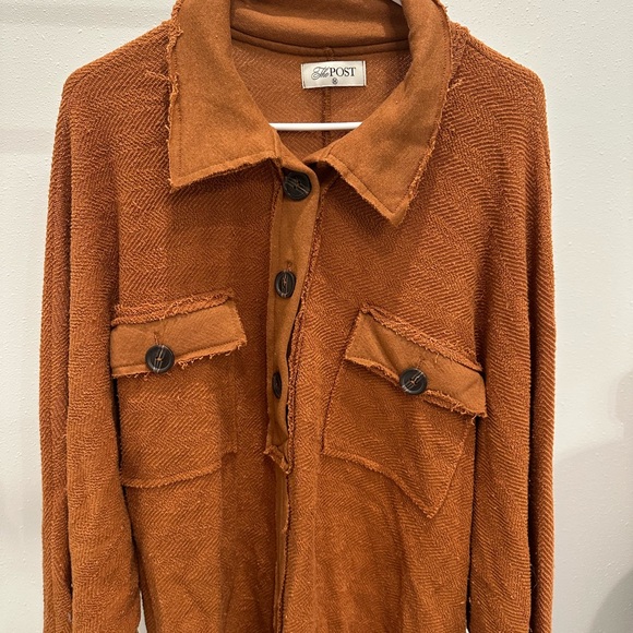 Ost Rust Button-Up Shirt - Picture 2 of 4